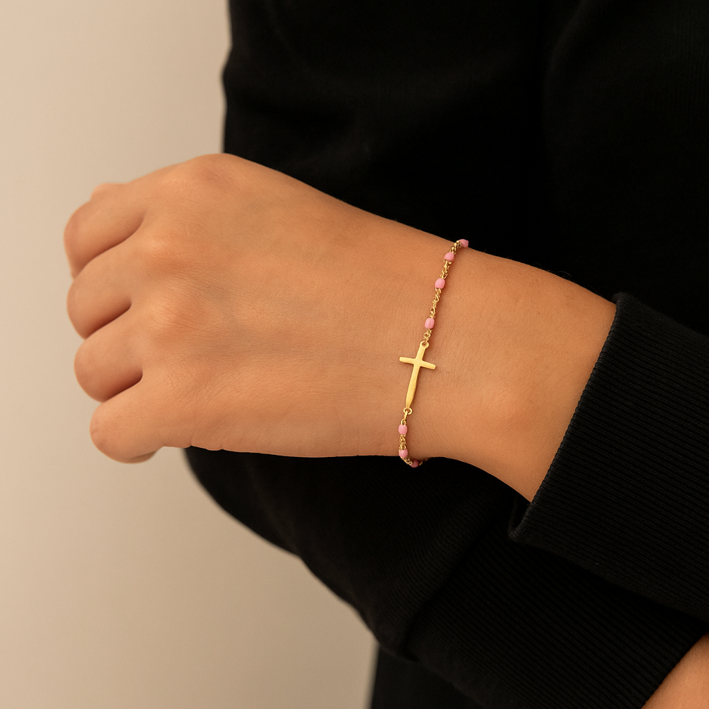 Kreuz Glieder Armband